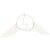 Unique Bargains Faux Diamond Multi-layered Tassels Headpiece Gold Tone 1 Pc - 3 of 4