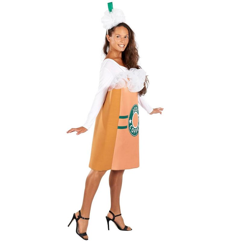Orion Costumes "Just Coffee" Adult Women's Costume Tunic & Headpiece | One Size, 3 of 4