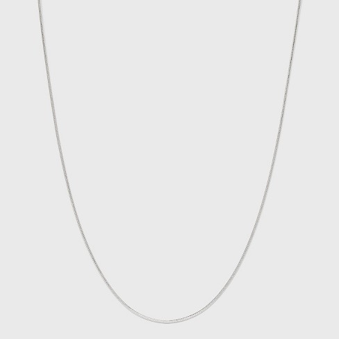 Snake Chain Necklace - Silver