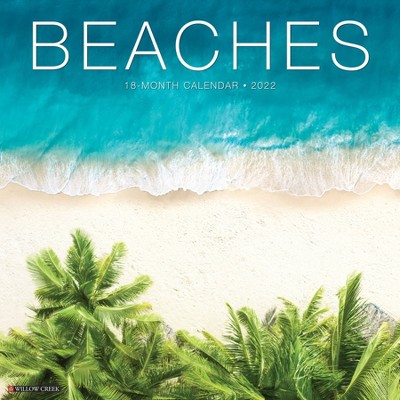 2022 Wall Calendar Beaches - Willow Creek Press