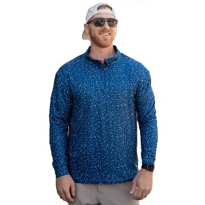 Burlebo Men's Long Sleeve Performance Quarter Zip Sweatshirt - 1 of 2