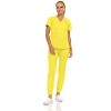 MediChic Scrubs for Women's V-Neck Scrub Set with Six Pocket Cargo Jogger Pants with 4-Way Stretch - 2 of 4