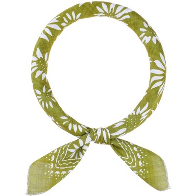 abstract flower-2-olive green