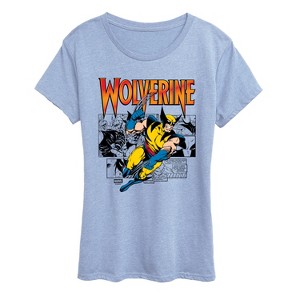 Women's - Marvel - Wolverine Comic Short Sleeve Graphic T-Shirt - 1 of 3