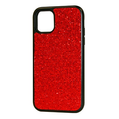 Reiko Diamond Rhinestone Case for Apple iPhone 11 Pro Max in Red