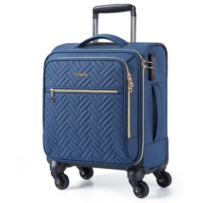 Underseat Carry On luggage Airline Approved, 16-inch Small Softside Underseater Travel Suitcase