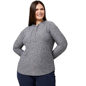 32 Degrees Women's Cool Long-Sleeve Hooded T-Shirt - 1 of 4