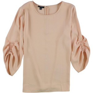 Alfani Womens Smocked Tunic Blouse - 1 of 1
