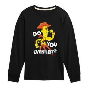 Boys' - Disney - Do You Even Lift Long Sleeve Graphic T-Shirt - 1 of 4