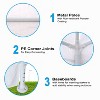10'x10' Party Tent Commercial Gazebo Tent With 4 Removable Wall Window Zipper Door Portable Canopy Tent For Outdoor Event Wedding Party Bench - 4 of 4