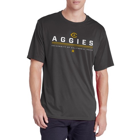 University of California-Davis Lines Collegiate Men's Sport Active T-Shirt, Charcoal, 2X-Large - image 1 of 4