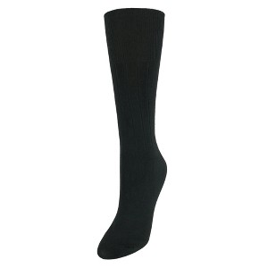 Windsor Collection Women's Cotton Blend Comfort Top Circulation Dress Socks - 1 of 4