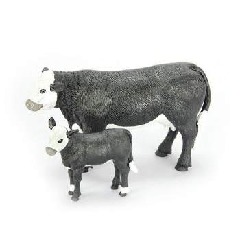 Big Country Toys 1/20 Black Baldy Cow and Calf 429