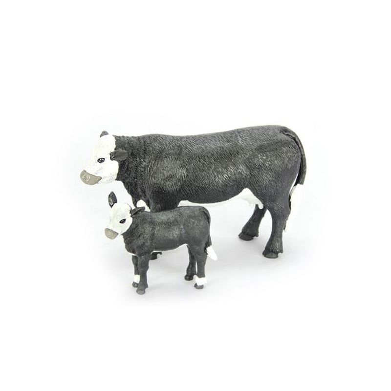 Big Country Toys 1/20 Black Baldy Cow and Calf 429, 1 of 3