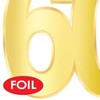 Beistle Foil  Birthday Cutouts, 4.5"-11.5", Choose from several milestone birthday options (12/Pkg) - 4 of 4