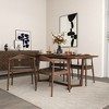 Vynxaria Black Mid-Century Dining Chairs for Versatile Spaces - 4 of 4