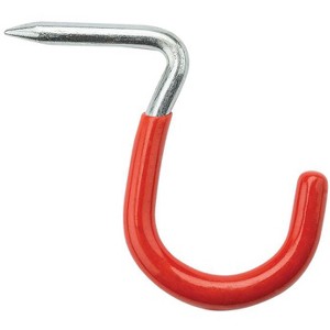 National Hardware 2-5/8 in. L Vinyl Coated Red Steel Storage Hook 20 lb. cap. 3 pk (Case of 6) - 1 of 1