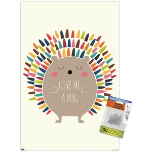 Trends International Andy Westface - Porcupine Give Me A Hug Unframed Wall Poster Prints - 1 of 4