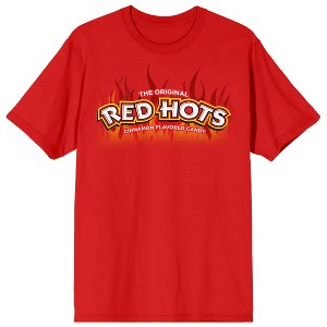 Red Hots Flames and Logo Women's Red T-Shirt - 1 of 3