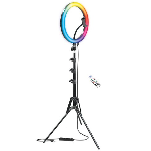 Bower Brand 16-inch White and RGB LED Ring Light Kit with Tripod