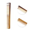 Unique Bargains Portable Two-Color Flat Comb For Curly Hair Amber 1 Pc - 3 of 4