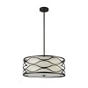 Chloe Lighting Gwen Transitional 3 Light Rubbed Bronze Ceiling Pendant 20" Wide - 2 of 2
