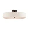 Livex Lighting Venlo 4 - Light Semi-Flush Mount in  Bronze/Antique Brass - 2 of 4
