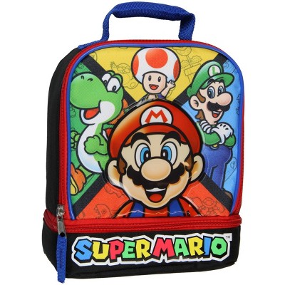 Kids Lunch Bag Nintendo Super Mario 3D Character BPA Free Insulated Pack 