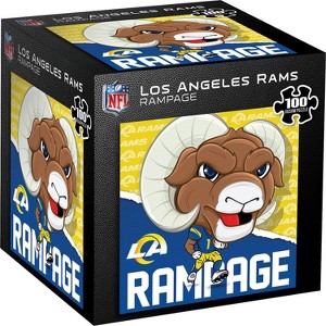 MasterPieces Officially Licensed Rampage - Los Angeles Rams Mascot 100 Piece Puzzle - 1 of 4