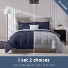 Nestl 9 Piece Reversible Comforter Set, Bed in a Bag, All in one Bed Set with Cooling Pillows - 2 of 4