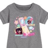 Girls' - LOL Surprise! - Cell Phone Chat Girls Graphic Short Sleeve Fleece Dress - 2 of 4
