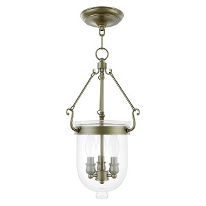 Livex Lighting Jefferson 3 - Light Chandelier in  Antique Brass - 1 of 1