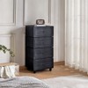 Oddone 2 - Drawer Nightstand  Set of 2 With Modular Design | ARTFUL LIVING DESIGN-BLACK - 2 of 4