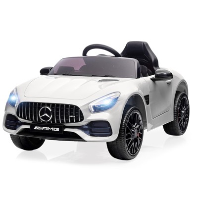Ride Car for Kids, 12V Power Battery Electric Vehicles for 4-8 Toddlers, Licensed Mercedes-Benz with Remote Control, Mp3 Player