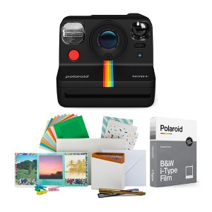 Polaroid Now+ Instant Camera Generation 2 (Black) w/Film Kit & B&W Film - 1 of 4