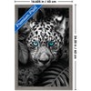 Trends International Reinders: Animals - Blue Eyed Leopard Framed Wall Poster Prints - 3 of 4