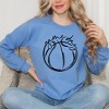 Simply Sage Market Women's Graphic Sweatshirt Game Day Basketball - 2 of 3