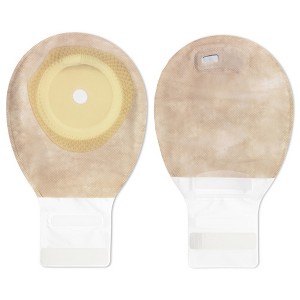 Premier Ostomy Pouch Drainable 2.125" Stoma 7 Inch Length, Mini 1pc System Beige 88700, 20 Ct - 1 of 3