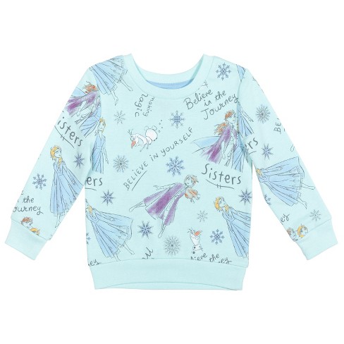 Anna Girls Target Disney Olaf Big Pullover Frozen Elsa 10-12 Sweatshirt : Princess