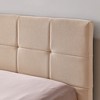 Lyngins Mid-Century Full Daybed Frame, Velvet Upholstered Sofa Bed Frame, Sturdy Eucalyptus Wood, Beds with Headboards, for Bedroom & Living Room - 3 of 4