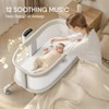 BabyBond Baby Rocking Bassinet with Breathable Mesh& Mosquito Net, Baby Bedside Sleeper with Calming Motion, 3 Adjustable Height for Infants - 4 of 4