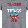 Women's - Dr. Seuss - Teacher Of Little Things Short Sleeve Graphic T-Shirt - 2 of 4
