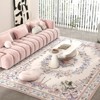 Small Butterfly Print Washable Area Rug, Low Pile Non-Slip Polyester Mat for Bedroom & Living Room - 3 of 4