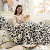 Cozy Bliss Animal Print Faux Fur Bubble Throw Blanket - 2 of 4