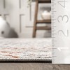 Nuloom Cathrine Vintage 4x6 Indoor Area Rug for Living Room Bedroom Dining Room Kitchen, Light Grey/Ivory - 3 of 4