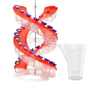 Cascade Wild Bird Feeders Hummingbird Feeder, 32 Port Helical Design, Outdoor Durable Hanging Bird Feed with Mix and Pour Pitcher - 1 of 4