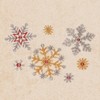 Linum Home Textiles Christmas Snowfall - Embroidered Luxury 100% Turkish Cotton Hand Towels (Set of 2) - 3 of 3