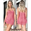 Clotth Sexy Lace Babydoll Lingerie for Women - Soft Skin-Friendly Fabric,With G-String and Adjustable Spaghetti Straps & Unlined Lace Cups - 3 of 4