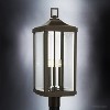 Urban Ambiance Luxury Colonial Outdoor Post / Pier Light,  26-7/8" x 9-1/2",  Olde Bronze Finish, UHP1190 - 3 of 4