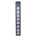 Northlight Club Pack of 120 Blue and White Snow Friends Wall Hanging Christmas Card Holders 42"